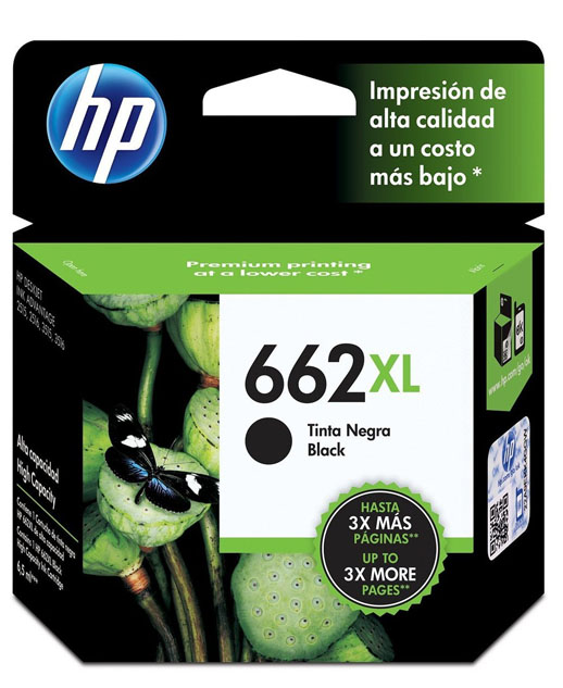 CARTUCHO DE TINTA 662XL NEGRO