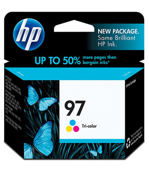 Cartucho original de tinta tricolor HP 97