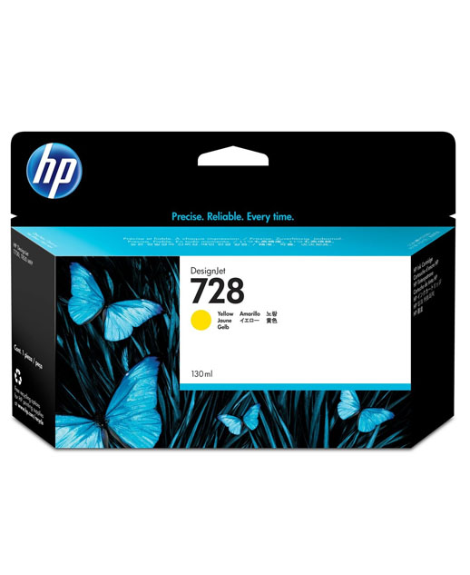 CARTUCHO DE TINTA HP 728 AMARILLO 130 ML