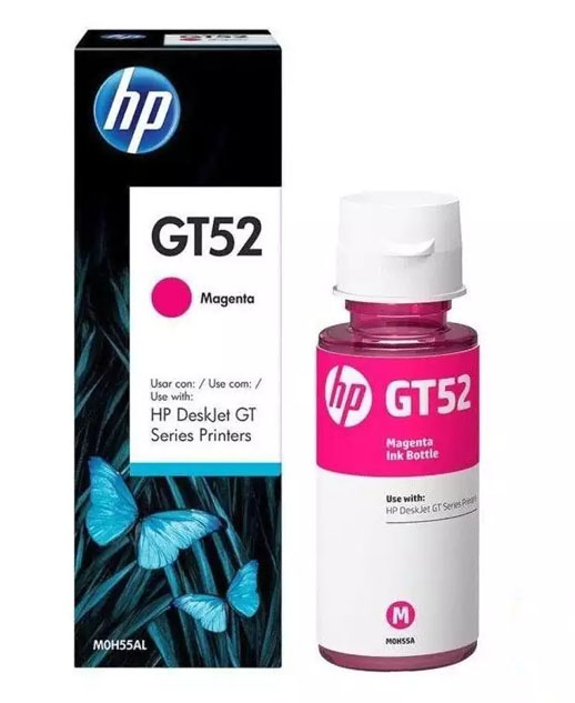 BOTELLA DE TINTA ORIGINAL HP GT52 MAGENTA 70 ML
