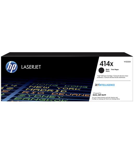 Cartucho de Tóner HP 414X Negro Alto Rendimiento LaserJet Original