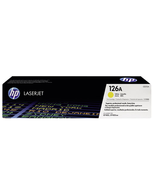 Cartucho de Tóner HP 126A Amarillo LaserJet Original