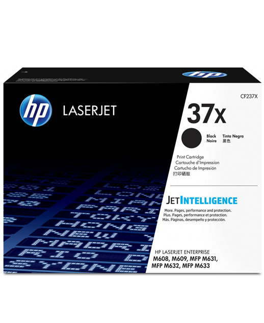 Cartucho de Tóner HP 37X Negro Alto Rendimiento LaserJet Original