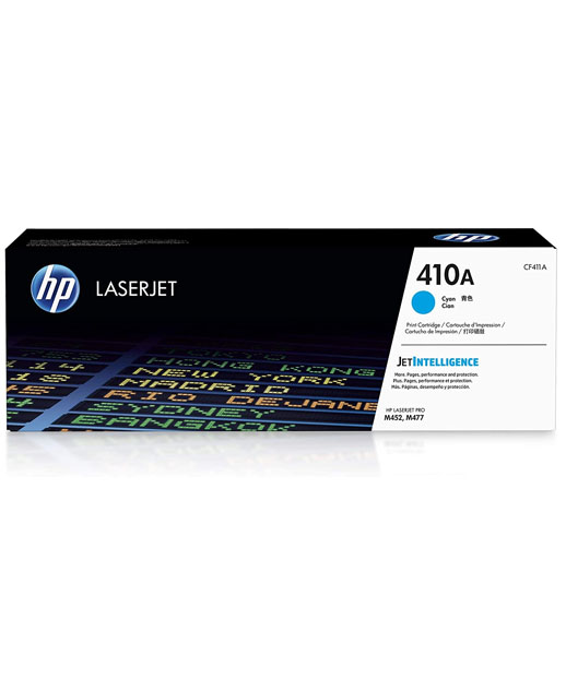Cartucho de Tóner HP 410A Cian LaserJet Original