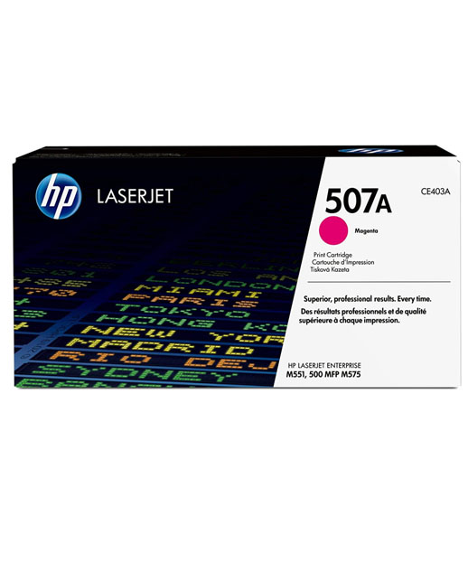 Cartucho de Tóner HP 507A Magenta LaserJet Original